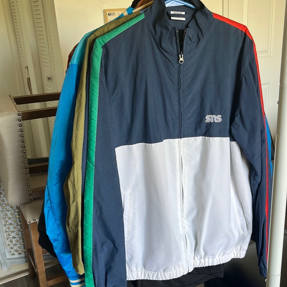 Color block track jacket